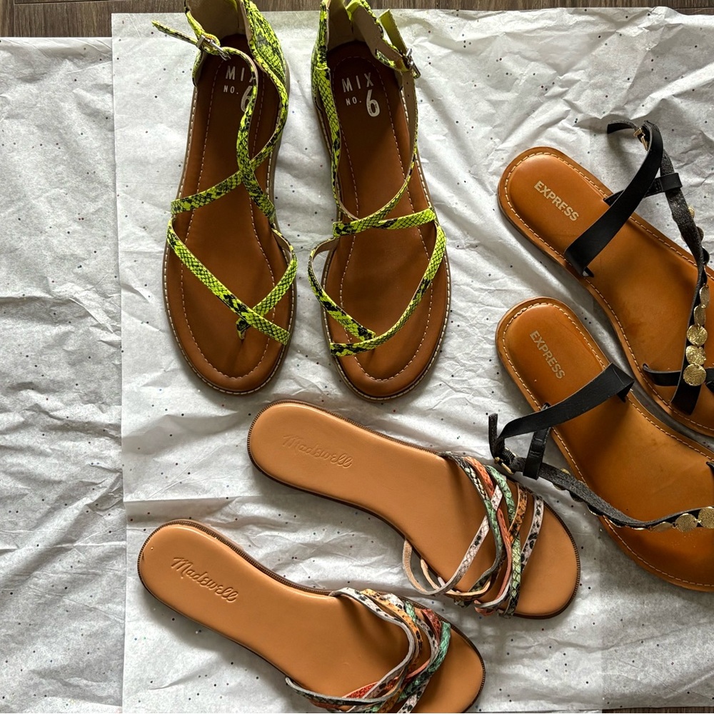 Mix No. 6 Women's Green Sandals